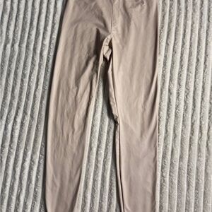 OFFLINE by Aerie Real Luxe Faux Leather Legging Colour Sandalwood Beige Size M